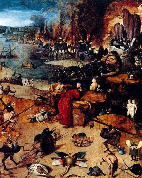 Hieronymus Bosch The Temptation of Saint Anthony.